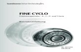 FINE CYCLO - technische Beratung für Getriebe aller Art · Getriebe/Getriebemotor sowie an der elektrischen Zusatzausstattung dürfen nur durch qualifiziertes Fachpersonal erfolgen.