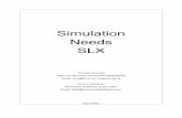 Simulation Needs SLX - isg · Simulation, wie z.B. „Simulatorbau“ und „Simulationsprojekte“ entworfen. Es ist kein Lehrbuch zur Einführung in die diskrete Simulation. In