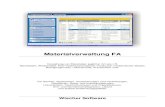 Materialverwaltung FA · Optional können weitere Schnittstellen erstellt werden. Materialverwaltung FA Leistungsbeschreibung Wischer Software Beschaffungsmanagement Externe Bestellungen