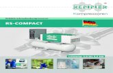 RS-COMPACT - drucklufttechnik Dresdendrucklufttechnik-dresden.de/.../Prospekt_RS-COMPACT_DE_.pdf · RS-COMPACT Schraubenkompressoren, die Kleinen von RENNER: wirtschaftlich, kompakt,