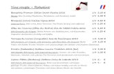 Vins rouges – Rotweine · Vins rouges – Rotweine Beaujolais Primeur Cellier Saint-Nicolas 2016 1/8 3,50 € Gamay. Sehr fruchtig (Himbeeren, Brombeeren und Kirschen), leicht 1/4