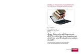 Open Educational Resources (OER) im Lichte des Augsburger ... · Open Educational Resources (OER) im Lichte des Augsburger Analyse- und Evaluationsrasters (AAER) Interdisziplinäre