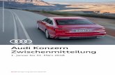 Audi Konzern Zwischenmitteilung€¦ · AUDI MÉXICO S.A. de C.V. hergestellt. Im ungarischen Gy őr wurden von der Audi Hungaria Zrt. insge-samt 26.332 (26.370) Automobile hergestellt.