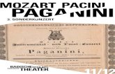 MOZART PACINI PAGANINI · Niccolò Paganini Violinkonzert Nr. 1 D-Dur op. 6 (1782 – 1840) I. Allegro maestoso Wolfgang Amadeus Mozart Rondo der Vitellia „Non più di fiori“