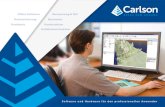 Offce Software Vermessung & GIS Datenerfassung Bauwesen ...€¦ · Effizientes Zusammenspiel mit Carlson SurvCE, SurvPC sowie Carlson Bürosoftware Qualitätskontrolle von GNSS-Daten