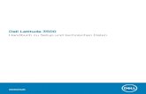 Dell Latitude 3500 - asset.re-in.de · Dell Latitude 3500 Handbuch zu Setup und technischen Daten Vorschriftenmodell: P86F Vorschriftentyp: P86F001. Anmerkungen, Vorsichtshinweise