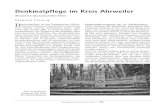 Denkmalpflege im Kreis Ahrweiler · Paul Clemen (1866-1947) hat als Kunsthis-toriker in Bonn auch den Grundstein für die Ein „fahrendes Denkmal“ (2015): Die Dampflok 11sm der