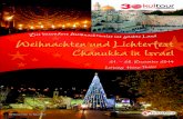 Weihnachten und Lichterfest é Chanukka in Israel é · >> Verbindliche Anmeldung für Weihnachten und Chanukka in Israel 21.12.-28.12.2014 3 Vollständig ausfüllen und Zutreffendes
