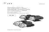 Baureihe CEA-CA aus Edelstahl 1.4301 BAUREIHE CEA(N)-CA(N ...50).pdf · 5 Lowara Einstufige Kreisel-pumpen Baureihe CEA-CEA(N) mit Hoch-effizienz-Motoren PLM (1) TECHNISCHE DATEN