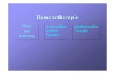 DD Besserbare organische Störung - Demenzarchiv.forum-demenz.net/files/images/demenztherapie.pdf · Vaskuläre Demenz (Durchblutungsstörungen) Risikofaktoren behandeln Blutdruckerhöhung