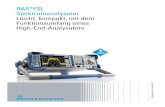 R&S®FSL Spektrumanalysator Leicht, kompakt, mit dem ...€¦ · Geräten nicht nachsteht, kurz gesagt: ein hervorragendes Preis/Leistungsverhältnis. Der R&S®FSL kann Signale mit