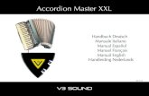 Accordion Master XXL - V3 SOUND€¦ · Accordion Master XXL first before turning on any active loud speakers or amplifiers. Make sure the POWER switch on the back of the device is