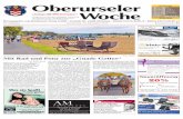 Oberurseler - Taunus-Nachrichten · Herausgegeben vom Hochtaunus Verlag GmbH · Vorstadt 20 · 61440 Oberursel · Telefon 0 6171/ 62 88-0 · Telefax 0 6171/62 88-19 Oberurseler Auflage: