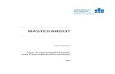 MASTERARBEIT - MOnAMi | MOnAMiMASTERARBEIT… · Vorwort V Vorwort Der Entschluss dieses Thema für die Masterthesis zu wählen, bezieht sich neben der einjährigen Praxiserfahrung