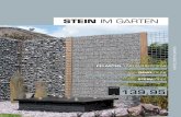 stein iM Garten - RHG Baucentrum€¦ · Ein Stein fürs Leben im Freien Bossamino-Mauersystem Die dünnen, extra leichten Platten der Serie Leviter eignen sich besonders für wenig