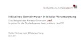 140115 inklusives Gemeinwesen eichner [Kompatibilit£¤tsmodus] Sofie Eichner und Christian Jung 28.01.2014