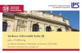 Vorkurs Informatik SoSe 18 - TU · PDF file Vorkurs Informatik SoSe 18 Java – Einführung Dr. Werner Struckmann / Maximilian von Unwerth, 23.03.2018 Technische Universität Braunschweig,