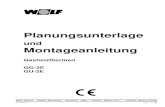Planungsunterlage - WOLF · Art.-Nr. 30 44 105 Wolf GmbH · 84048 Mainburg · Postfach 1380 · Telefon 08751/74-0 · Telefax 08751/741600 Planungsunterlage und Montageanleitung