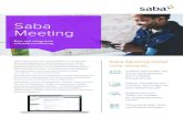 Saba Meeting · Saba ist der festen Überzeugung, dass jedes Unternehmen ein ausgezeichneter Arbeitgeber sein kann. Egal, in welchem Geschäftsbereich Sie tätig sind, was Sie anbieten