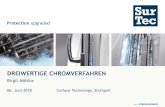 DREIWERTIGE CHROMVERFAHREN · SurTec International GmbH - 1 - Protection upgraded DREIWERTIGE CHROMVERFAHREN Birgit Möbius 06. Juni 2018 Surface Technology, Stuttgart