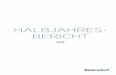 HALBJAHRES- BERICHT/media/Beiersdorf/local/de/investors/... · hingegen bewegte sich gegenüber dem US-Dollar in einer engen Bandbreite. Die Beiersdorf Aktie erlebte ein wechselhaftes