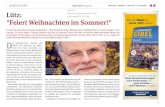 Anzeige Lütz - otto-bartning.de · "Feiert Weihnachten im Sommer!" D er Bestseller-Autor Manfred Lütz ("Bluff! Die Fälschung der Welt", "Gott. Eine kleine Geschichte des Größten")