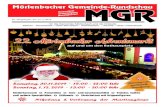 Mörlenbacher Gemeinde-Rundschau MGR … · „Cantate Domino“ Mörlenbach - Einstimmung in den Advent Eine Massage für die Seele Es ist mittlerweile eine schöne Tradition, dass