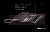 tiptel · 5 Inbetriebnahme Lieferumfang Das tiptel 193 wird mit folgendem Zubehör ausgeliefert: ein Telefonhörer ein Anschlußkabel RS 232 ein Spiralkabel die Windows Software "TipKom