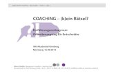 IHK01 Business-Coaching • Klaus Stadler • 16.09.14 • Seite ...€¦ · IHK01 Business-Coaching • Klaus Stadler • 16.09.14 • Seite 11 Damit lässt sich Business Coaching