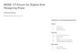 NODE 17 Forum for Digital Arts Designing Hope€¦ · Juni 2017 • “Prinzip Hoffnung” von Philipp Hindahl. DOWNTOWN Eine neue Hoffnung Beim Node-festival kommen Programmierer.