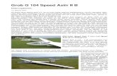 Erfahrungsbericht Speed Astir II B - Segelflug Flugbericht Okt 201… · Die Vorserie des Speed Astir 2 bekam einen neuen schmalen Rumpf (6,60m lang 0,58m breit) Nach 25 Exemplaren