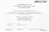Kretzler Brennstoffe und Spedition Kretzler Hambrücken ... · ISO 9001:2015 für den Geltungsbereich: Transporte national und international, Luftfrachtersatzverkehre, Gefahrguttransporte,