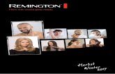 WINTER 2017 - de.remington-europe.com€¦ · 4 5 1937 REMINGTON® bringt den ersten elektrischen Rasierer auf den Markt. REMINGTON® steht für Innovationen im Bereich Personal Care