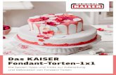 Das KAISER Fondant-Torten-1x1 - Das KAISER Fondant-Torten-1x1 Die besten Tipps und Tricks zur Zubereitung