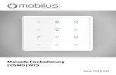 Manuelle Fernbedienung COSMO | WT9mirola.pl/download/sterowania-i-akcesoria/mobilus/mobilus-cosmo-wt9... · mechanischer Endschaltern MOBILUS kann die Betriebsrichtung jederzeit vorgenommen