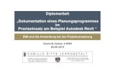 Diplomarbeit „Dokumentation eines Planungsprogrammes im ...€¦ · Autodesk Revit • In einem zentralen Datenmodell • Direkte Änderungssynchronisation – „Echtzeitbearbeitung“