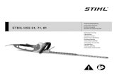 STIHL HSE 61, 71, 81 - DPS_Mietmaschine STIHL HSE 61, 71, 81 Gebrauchsanleitung Instruction Manual Notice