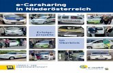 e-Carsharing in Niederösterreich - Lower Austria · e-Carsharing-Gemeinden sind die Vorreiter für unsere Energiezukunft Mobilität ist in unserer Zeit ein wesentlicher Gradmesser