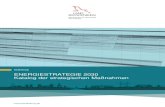 ENERGIE ENERGIESTRATEGIE 2030 Katalog der strategischen ...€¦ · 8 ENERGIESTRATEGIE 2030 – Katalog der strategischen Maßnahmen 1. Rahmenbedingungen der Landesenergiepolitik
