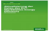 Aktualisierung der Daten des BVT- Merkblattes Energy ... · Best Available Techniques leaflet on the energy efficiency of cross-cutting technologies, some significant improvements