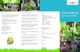 Urban Gardening druck - · PDF file Urban Gardening istderSammelbegrifffür die kleinräumige gärtnerische NutzungvonStadtbrachen undGrünflächen. Die Wurzeln dieser Bewegung liegen