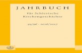 Jahrbuch für Schlesische Kirchengeschichte 95/96 (2016/2017)€¦ · Tagungen, vom 5. bis zum 8. September 2016 in Kattowitz abgehalten, stand unter dem Titel „Adel – Elend –