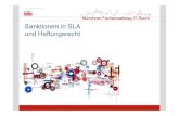 SLA und Mängelhaftungsrecht€¦ · 18. Oktober 2012 Referent: Christian Weitzel 2 Einführung / Hintergrund Sanktionen in SLA und Haftungsrecht