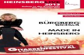 HEINSBERGLIVE 2013 · The Rosenberg Trio & Fapy Lafertin und Tabor Die Vettern Nonnie, Nous‘che und Stochelo Ro-senberg gelten heute weltweit fast als Synonym des „Gipsy Jazz“.