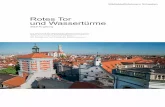 Projektblatt Rotes Tor und Wassertürme€¦ · Die Sanierung der historischen Wassertürme und des Roten Tors wurde im Städtebauförderungsprogramm „Sanierung und Entwicklung“