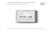 Temperatur-Differenz-Controller STDC€¦ · Temperatur-Differenz-Controller STDC Montageanweisung und Bedienanleitung Vor der Montage, Inbetriebnahme und Bedienung sorgfältig lesen