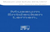 Museum und Schule 2016/2017 - kpz-nuernberg.de€¦ · wo Sie auch das Faltblatt zum Museumcurriculum herunterladen können. Kontakt und Beratung Kunst- und Kulturpädagogisches Zentrum
