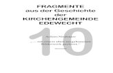 Edewechter Fragmente 10 - Ev.-Luth. Kirchengemeinde FRAGMENTE aus der Geschichte der KIRCHENGEMEINDE