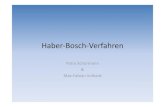 Haber Bosch Verfahren - en.fh-muenster.de · Geschichte 1. Erfindung des Birkeland‐Eyde‐Verfahren N 2 + O 2 2 NO 2 NO + O 2 2 NO 2 2. Bosch stellt die Entwicklung der Ammoniak‐