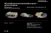 Kolbenmembran- pumpe - Verder Liquids€¦ · pumpe Original-betriebsanleitung Baureihe Verderbar G Ausgabe BA-2016.05 Druck-Nr. 12/15 Verder Deutschland GmbH & Co. KG Retsch-Allee